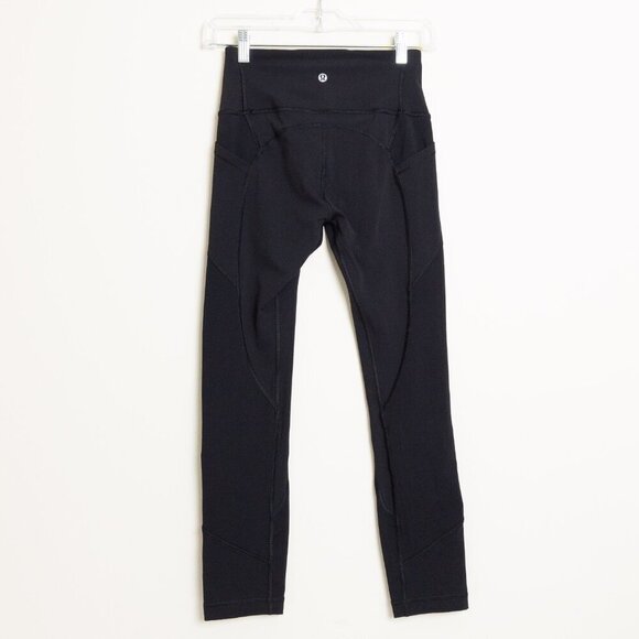 Lululemon All The Right Places Crop II *23" Black Leggings - Picture 4 of 15